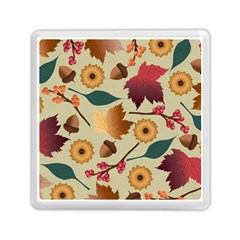 Autumn Leaves Colours Season Memory Card Reader (square) by Ravend