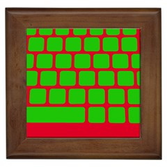 Keyboard Keys Computer Input Pc Framed Tile by Ravend