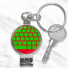 Keyboard Keys Computer Input Pc Nail Clippers Key Chain by Ravend