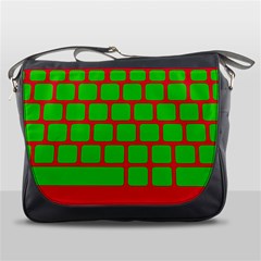 Keyboard Keys Computer Input Pc Messenger Bag by Ravend