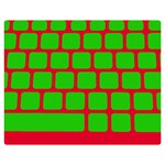 Keyboard Keys Computer Input Pc Premium Plush Fleece Blanket (Medium) 60 x50  Blanket Front