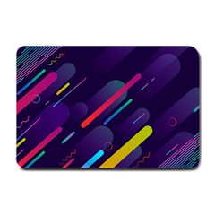 Colorful Abstract Background Small Doormat by Ravend