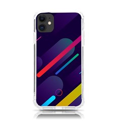 Colorful Abstract Background Iphone 11 Tpu Uv Print Case by Ravend