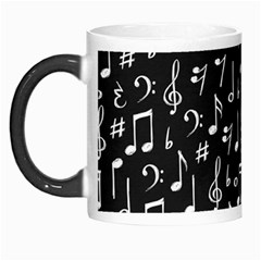 Chalk Music Notes Signs Seamless Pattern Morph Mug by Ravend