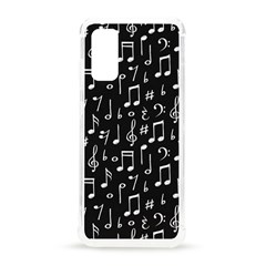 Chalk Music Notes Signs Seamless Pattern Samsung Galaxy S20 6 2 Inch Tpu Uv Case by Ravend