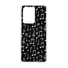 Chalk Music Notes Signs Seamless Pattern Samsung Galaxy S20 Ultra 6 9 Inch Tpu Uv Case by Ravend