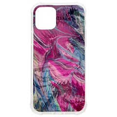 Fuchsia Waves Iphone 12/12 Pro Tpu Uv Print Case by kaleidomarblingart