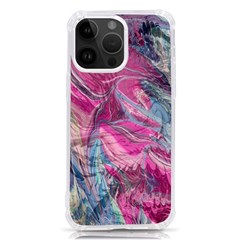 Fuchsia Waves Iphone 14 Pro Max Tpu Uv Print Case by kaleidomarblingart