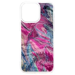 Fuchsia Waves Iphone 15 Pro Max Tpu Uv Print Case by kaleidomarblingart