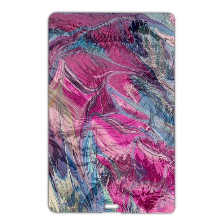 Fuchsia waves Name Card Style USB Flash Drive