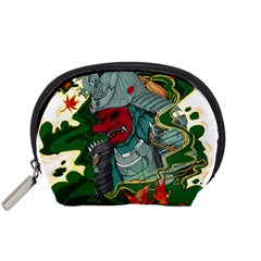 Armor Japan Maple Leaves Samurai Mask Cut Accessory Pouch (small) by Ndabl3x