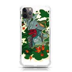 Armor Japan Maple Leaves Samurai Mask Cut Iphone 11 Pro Max 6 5 Inch Tpu Uv Print Case by Ndabl3x