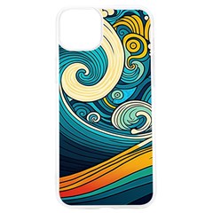 Waves Ocean Sea Abstract Whimsical Abstract Art 3 Iphone 15 Pro Tpu Uv Print Case