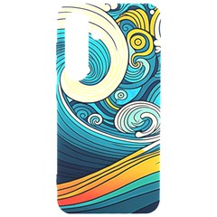 Waves Ocean Sea Abstract Whimsical Abstract Art 3 Samsung Galaxy S24 6 2 Inch Black Tpu Uv Case by Ndabl3x