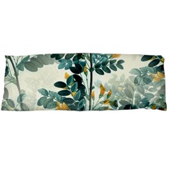 Vintage Retro Flowers Leaves Foliage Plants Body Pillow Case (dakimakura) by Ndabl3x