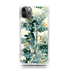 Vintage Retro Flowers Leaves Foliage Plants Iphone 11 Pro Max 6 5 Inch Tpu Uv Print Case by Ndabl3x