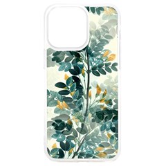 Vintage Retro Flowers Leaves Foliage Plants Iphone 15 Pro Max Tpu Uv Print Case by Ndabl3x