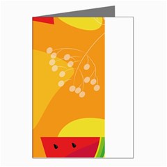 Watermelon Flower Greeting Cards (pkg Of 8)