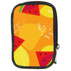 Watermelon Flower Compact Camera Leather Case by Bedest