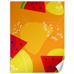 Watermelon Flower Canvas 36  X 48  by Bedest