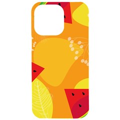 Watermelon Flower Iphone 15 Pro Max Black Uv Print Pc Hardshell Case