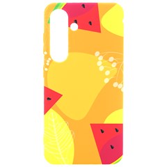 Watermelon Flower Samsung Galaxy S24 6 2 Inch Black Tpu Uv Case