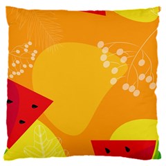 Watermelon Flower 16  Baby Flannel Cushion Case (two Sides)