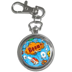 Comical Words Animals Comic Omics Crazy Graffiti Key Chain Watches by Bedest