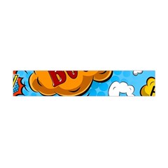 Comical Words Animals Comic Omics Crazy Graffiti Premium Plush Fleece Scarf (mini) by Bedest