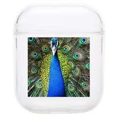 Peacock Bird Feathers Pheasant Nature Animal Texture Pattern Soft Tpu Airpods 1/2 Case by Bedest