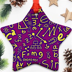 Background Doodles Math Ornament (star) by Bedest