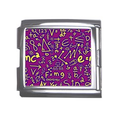 Background Doodles Math Mega Link Italian Charm (18mm)