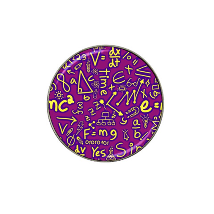 Background Doodles Math Hat Clip Ball Marker