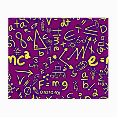 Background Doodles Math Small Glasses Cloth (2 Sides) by Bedest