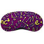 Background Doodles Math Sleep Mask Front