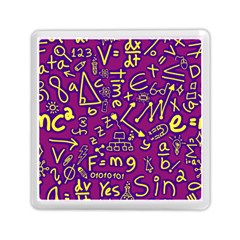 Background Doodles Math Memory Card Reader (square) by Bedest