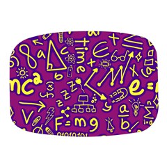 Background Doodles Math Mini Square Pill Box by Bedest