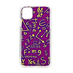 Background Doodles Math Iphone 11 Tpu Uv Print Case by Bedest