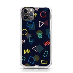 Memphis Seamless Patterns Abstract Jumble Textures Iphone 11 Pro 5 8 Inch Tpu Uv Print Case by Hannah976