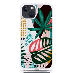 Abstract Seamless Pattern With Tropical Leaves Iphone 13 Tpu Uv Print Case by Hannah976