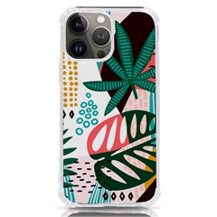 Abstract Seamless Pattern With Tropical Leaves Iphone 13 Pro Max Tpu Uv Print Case by Hannah976