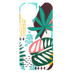 Abstract Seamless Pattern With Tropical Leaves Iphone 15 Plus Black Uv Print Pc Hardshell Case