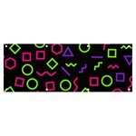 Geometric Seamless Pattern Banner and Sign 8  x 3  Front