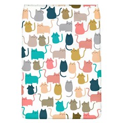 Cute Seamless Pattern Happy Kitty Kitten Cat Removable Flap Cover (l) by Hannah976