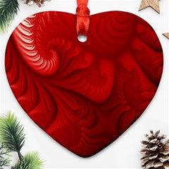 Lachs Kl Rotweissschwarz Kl Ornament (heart) by 2607694c