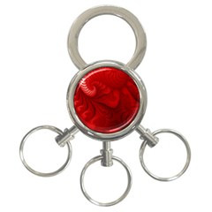 Rotweissschwarz2 Kl Rotweissschwarz Kl 3-ring Key Chain by 2607694c