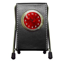 Rotweissschwarz2 Kl Rotweissschwarz Kl Pen Holder Desk Clock by 2607694c