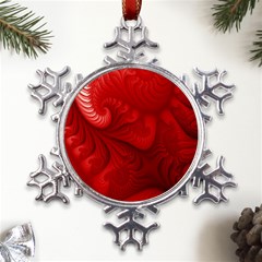 Rotweissschwarz2 Kl Rotweissschwarz Kl Metal Large Snowflake Ornament by 2607694c