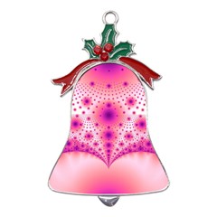 Pattern Metal Holly Leaf Bell Ornament by 2607694c