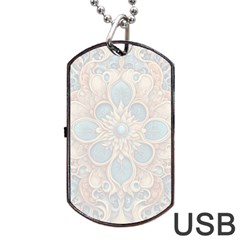 Pattern 1 Muster 7 Dog Tag Usb Flash (one Side) by 2607694c